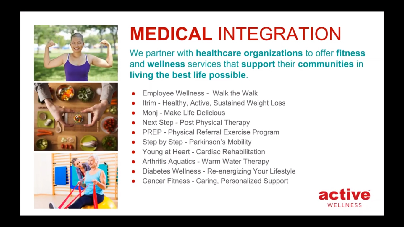 Trends in Fitness-Wellness-Medical Integration