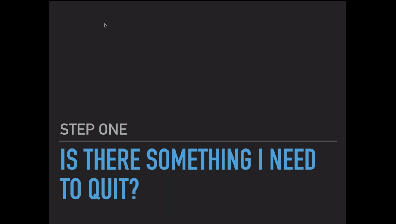 Quitting for Your Health